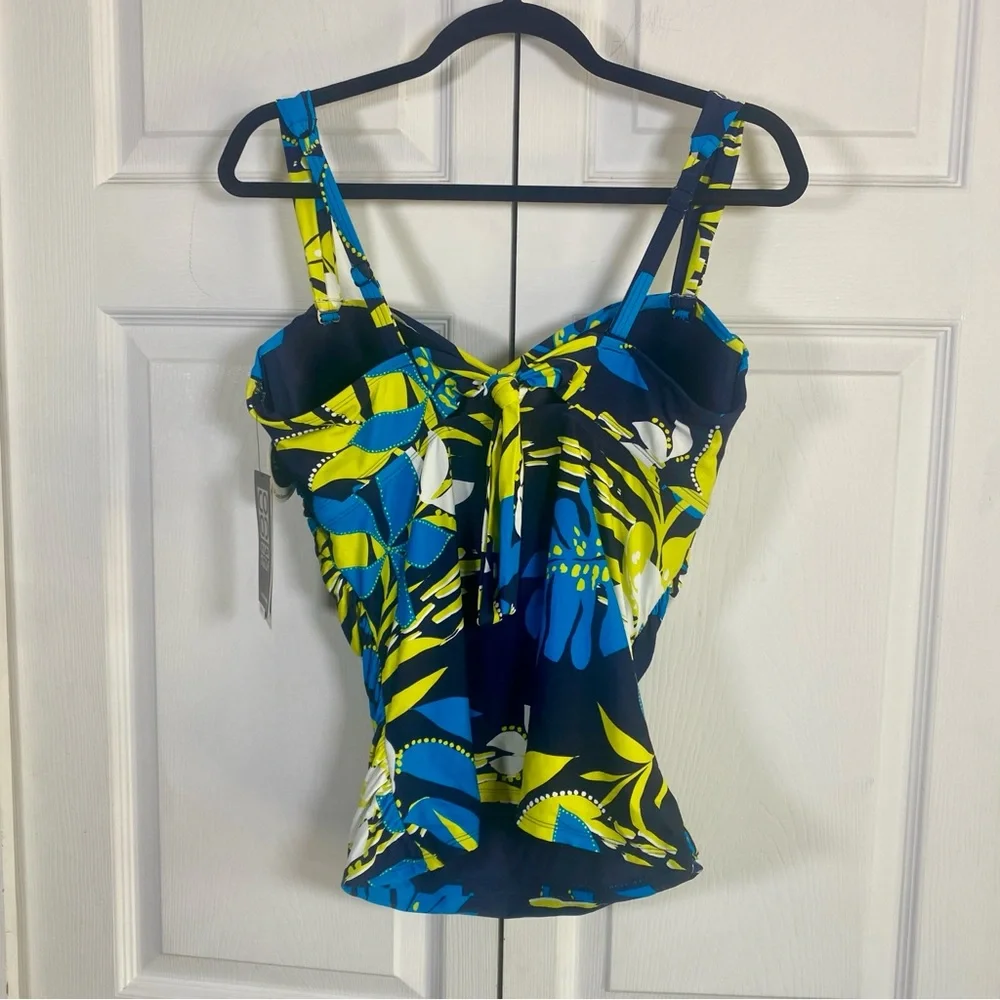 Coco Reef Charisma Bra Sized Tankini Top -‎ Sea Garden 36C